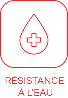 pictogramme de résistance a l'eau